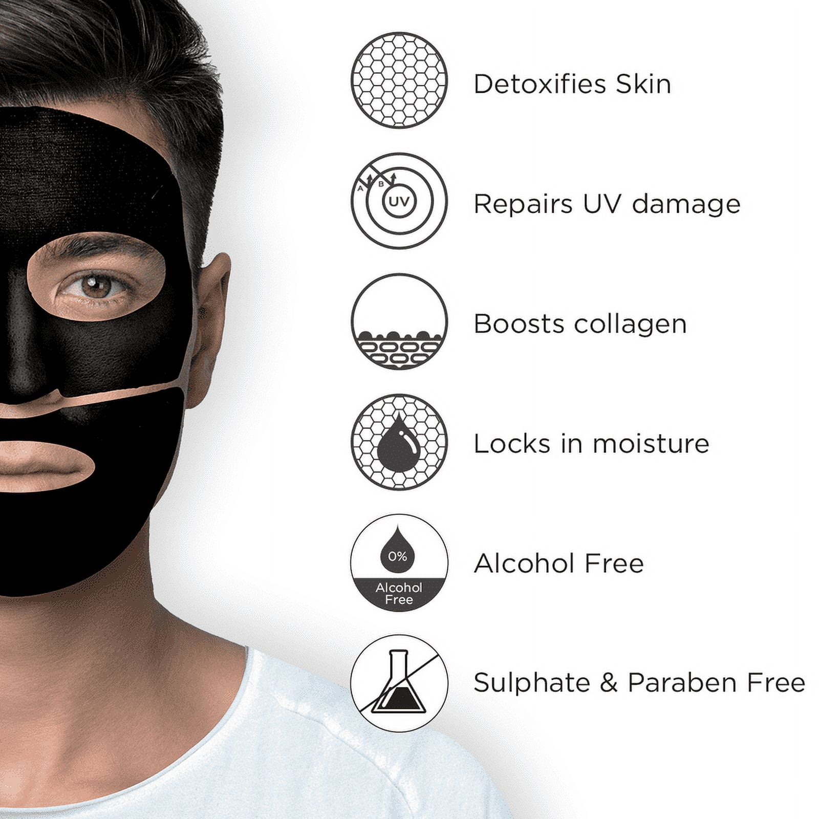 The Man Co. Charcoal Face Sheet Mask - 25 ml
