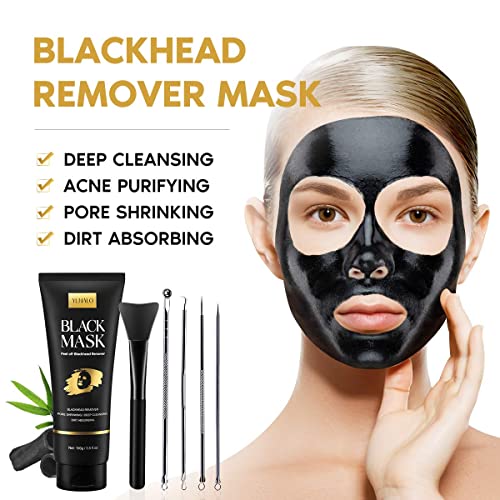 Charcoal Blackhead Remover Mask Kit with Accessories