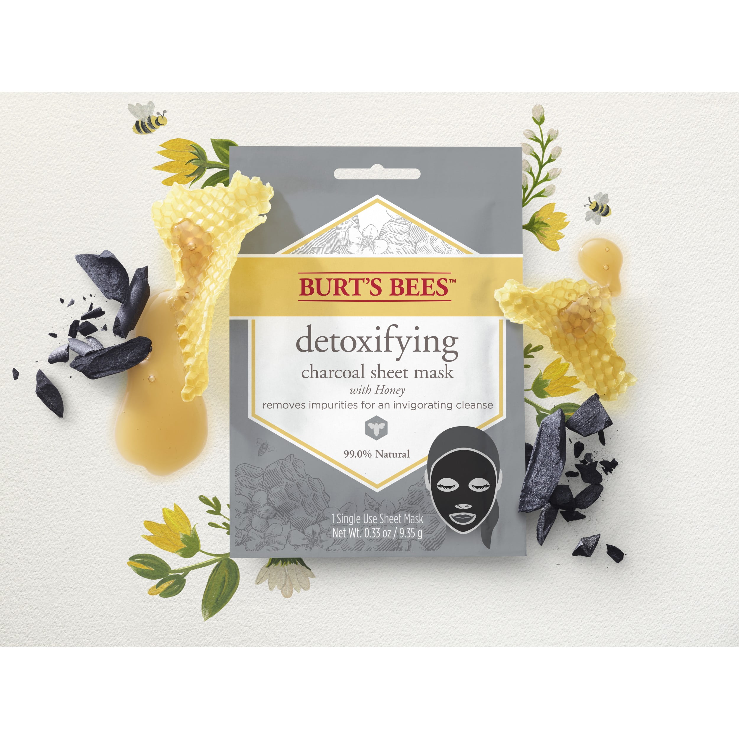 Charcoal Mud Mask Sheet - 1 Count