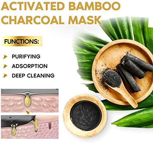 Charcoal Blackhead Remover Mask Kit with Accessories