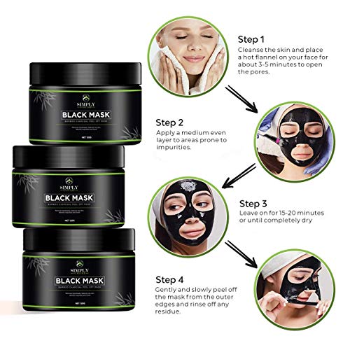 Charcoal Peel Off Face Masks - Blackhead Remover