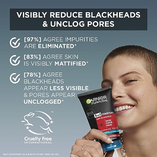 Garnier Charcoal Blackhead Mud Mask with Aloe Vera