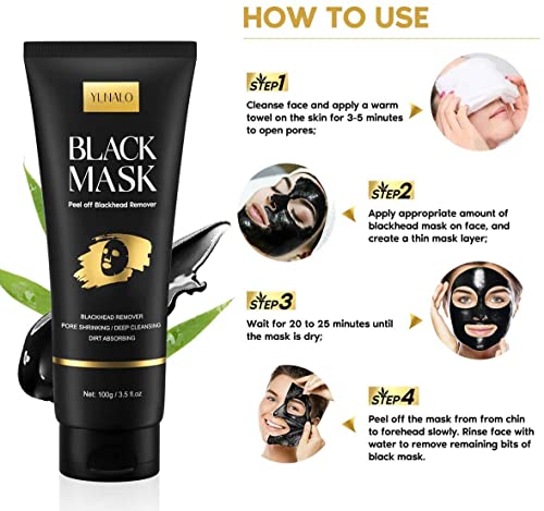 Charcoal Blackhead Remover Mask Kit with Accessories