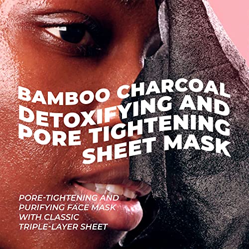 Bamboo Charcoal Sheet Mask, 3-Pack - Acne Solution