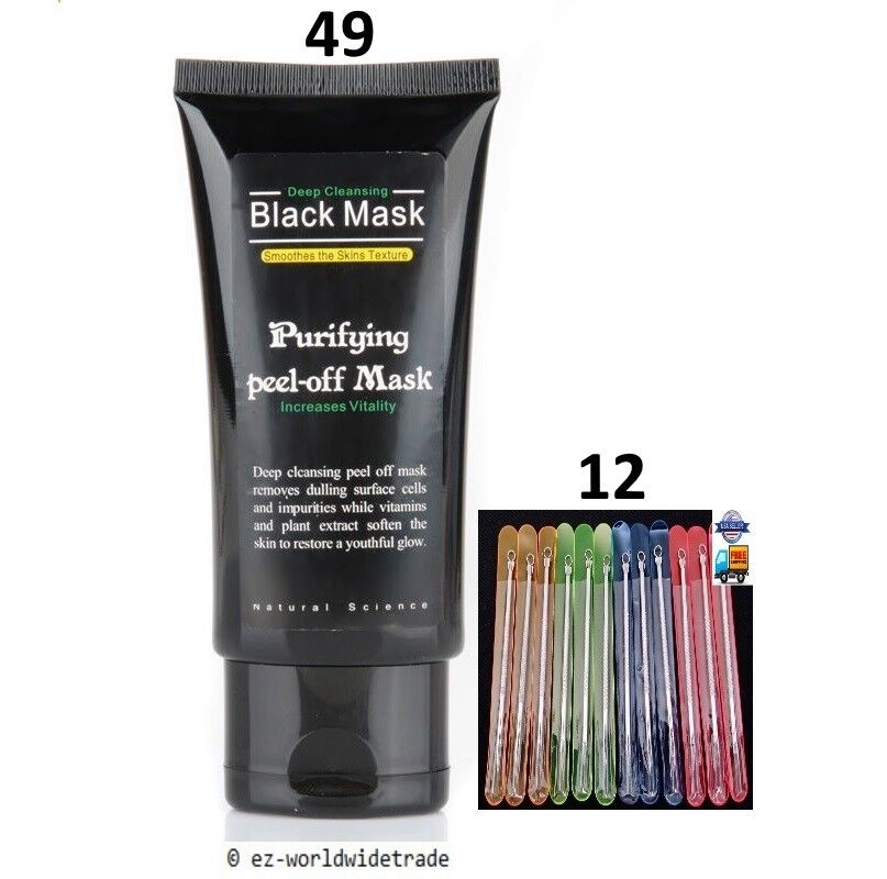 Charcoal Purifying Peel-off Black Mask for Blackheads