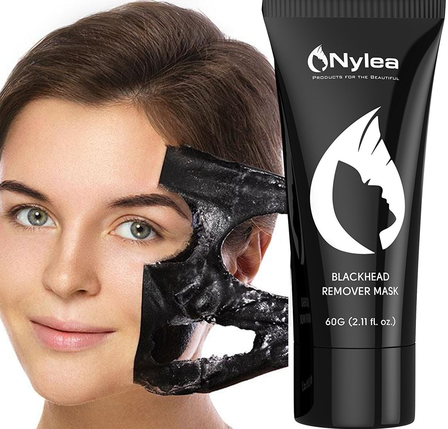 Nylea Charcoal Blackhead Remover Mask, 2.11 fl oz