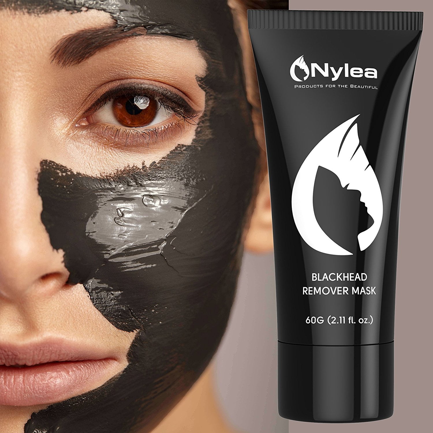 Nylea Charcoal Blackhead Remover Mask, 2.11 fl oz