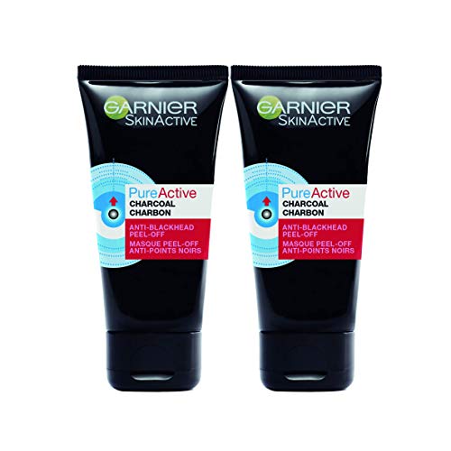 Garnier Charcoal Blackhead Peel Off Mask, 2x50ml