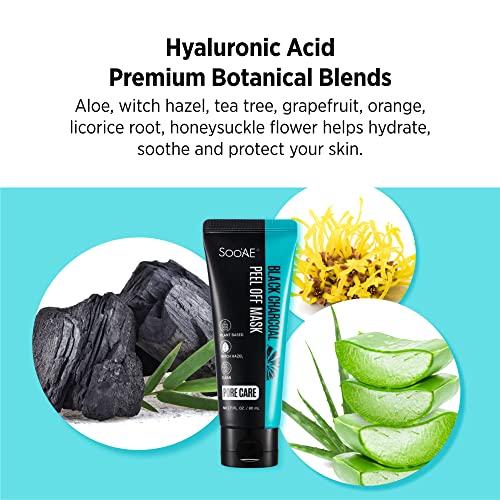 Korean Black Charcoal Peel Off Mask