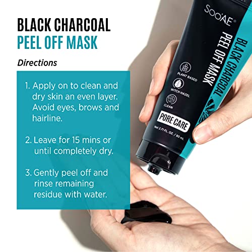 Korean Black Charcoal Peel Off Mask