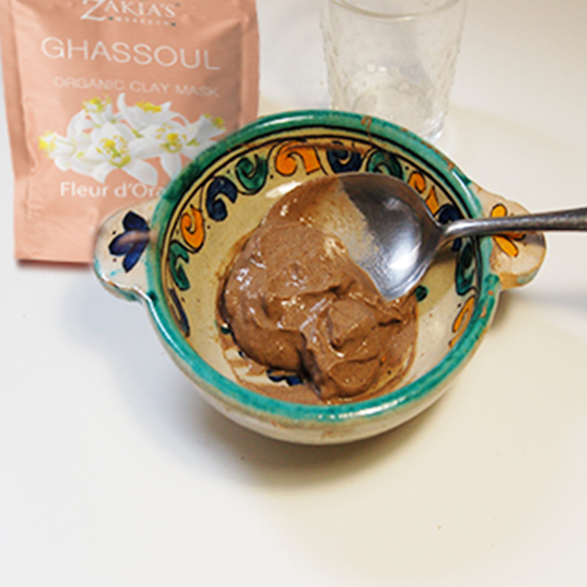Moroccan Ghassoul Clay Powder - Orange Blossom
