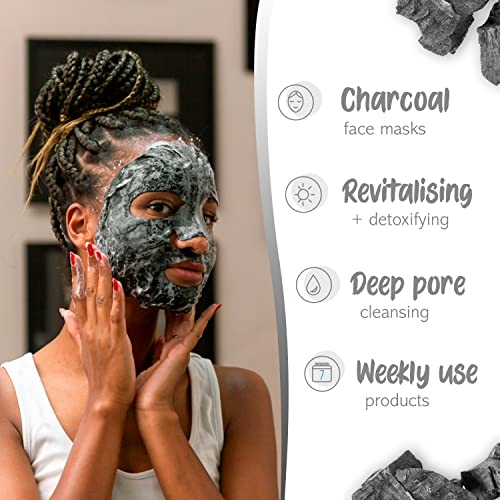 Charcoal Face Mask Bundle - 6 Masks & Strips
