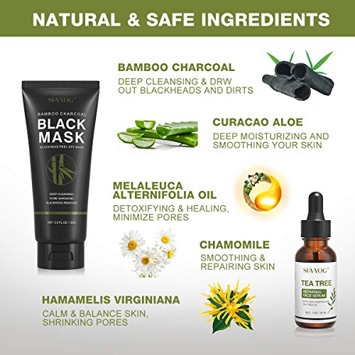 3-in-1 Charcoal Blackhead Remover with Tea Tree