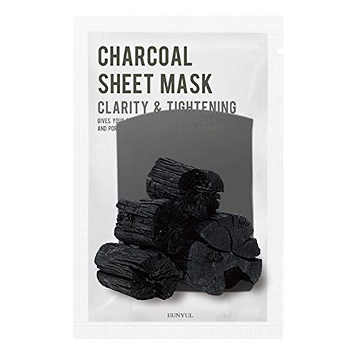 10-Pack EUNYUL Charcoal Sheet Mask for Revitalized Skin
