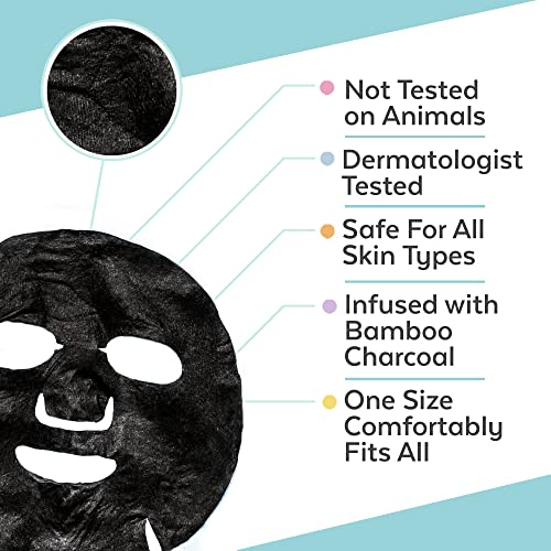 Charcoal Mud Mask Set - 8 Pack