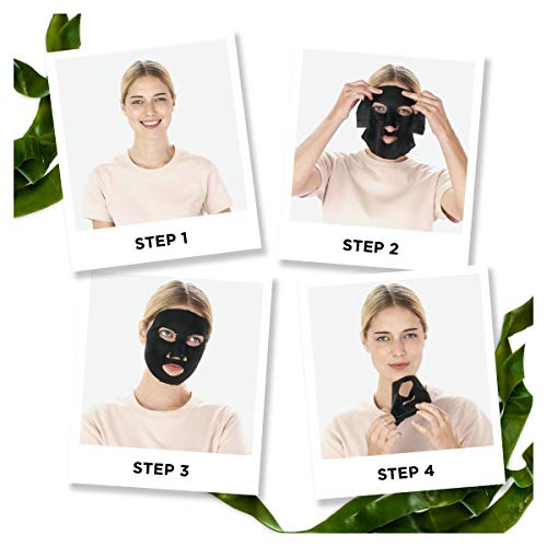 Garnier Charcoal & Algae Purifying Tissue Mask (Pack of 5)