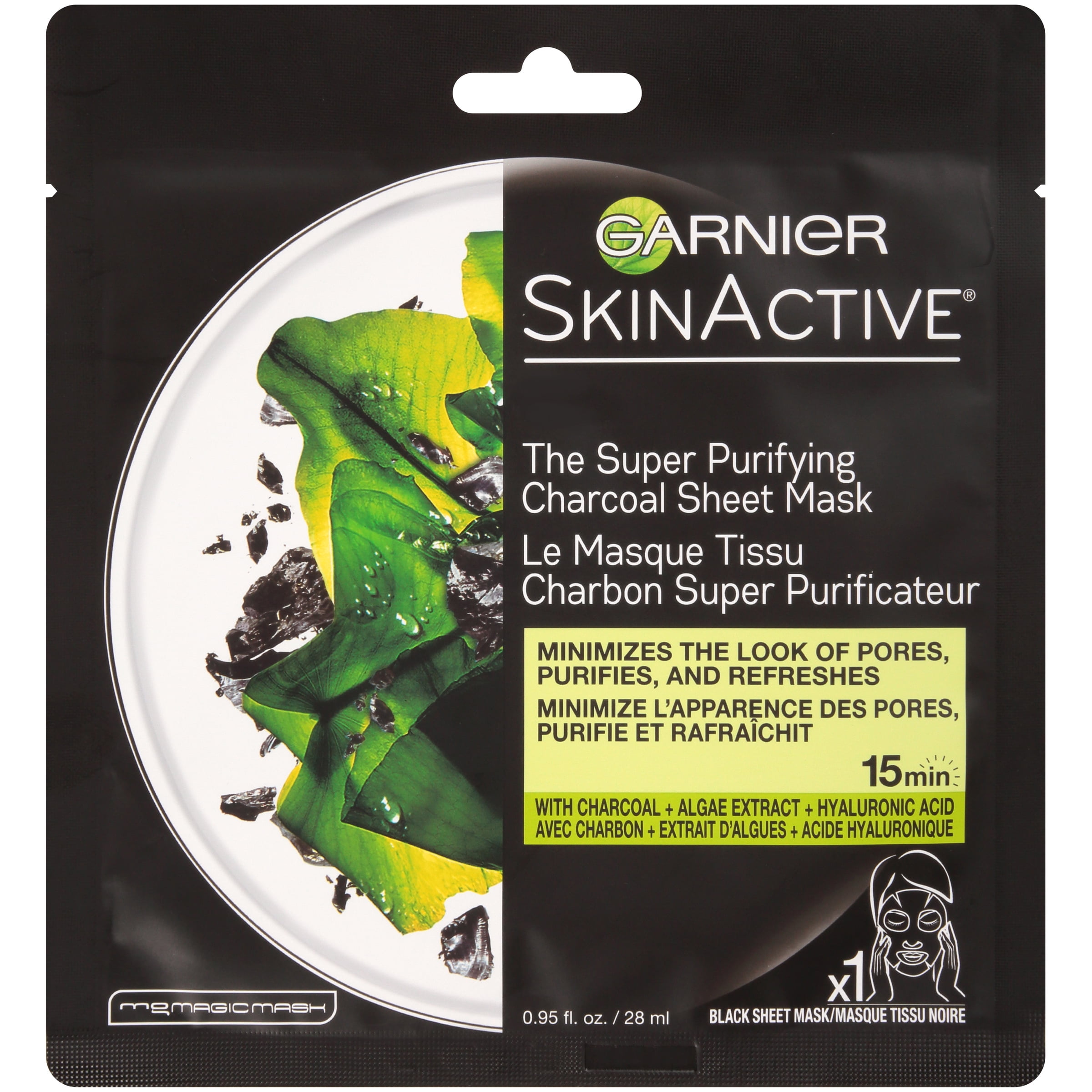 Garnier Charcoal Sheet Mask - Purifying Power!