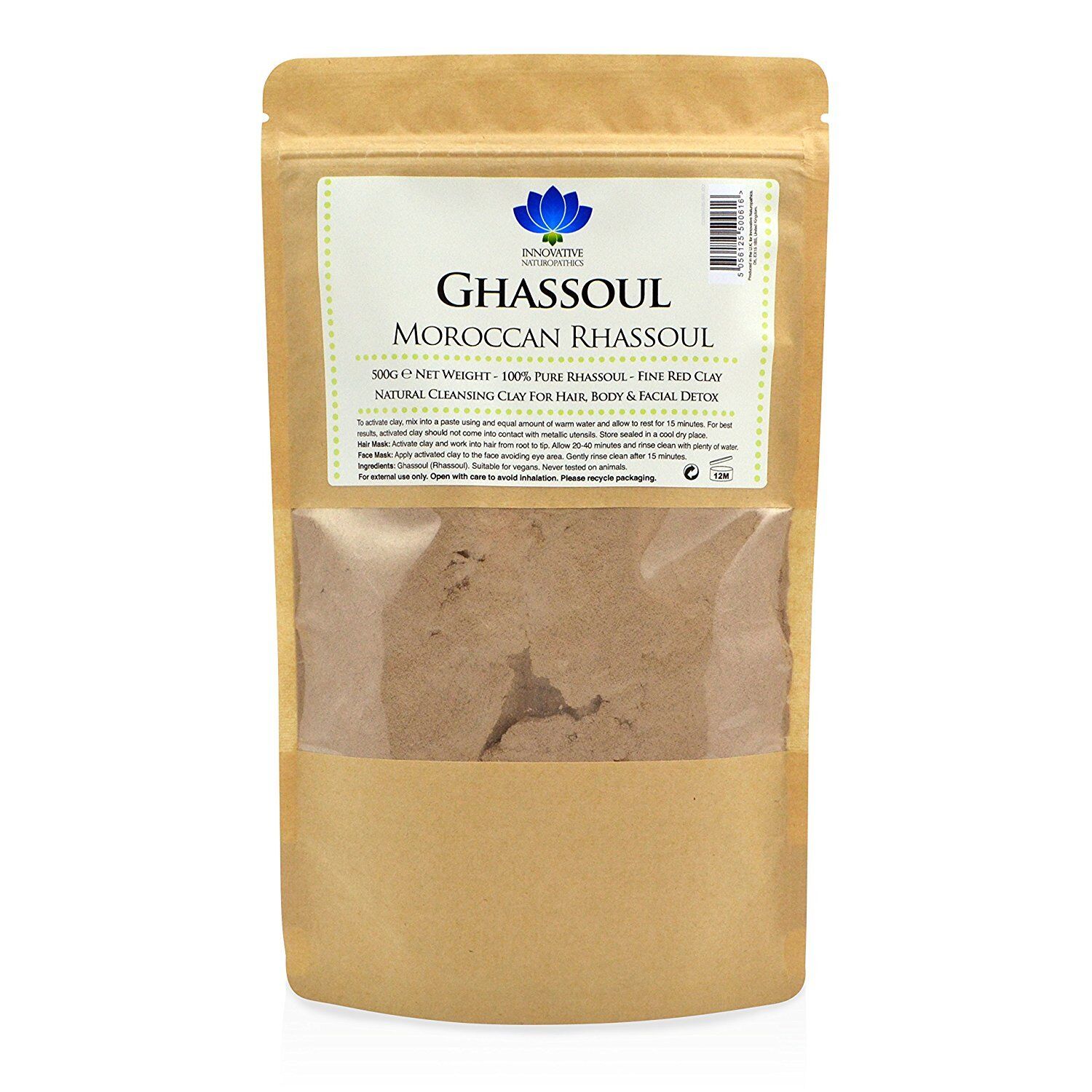 Moroccan Rhassoul Clay Powder - 500g