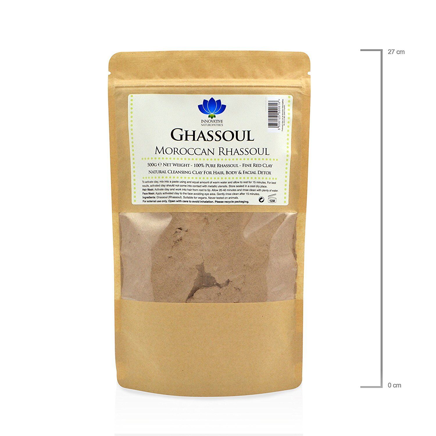 Moroccan Rhassoul Clay Powder - 500g