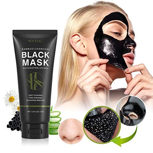 SHVYOG 3-in-1 Charcoal Mud Mask with Brush & Serum