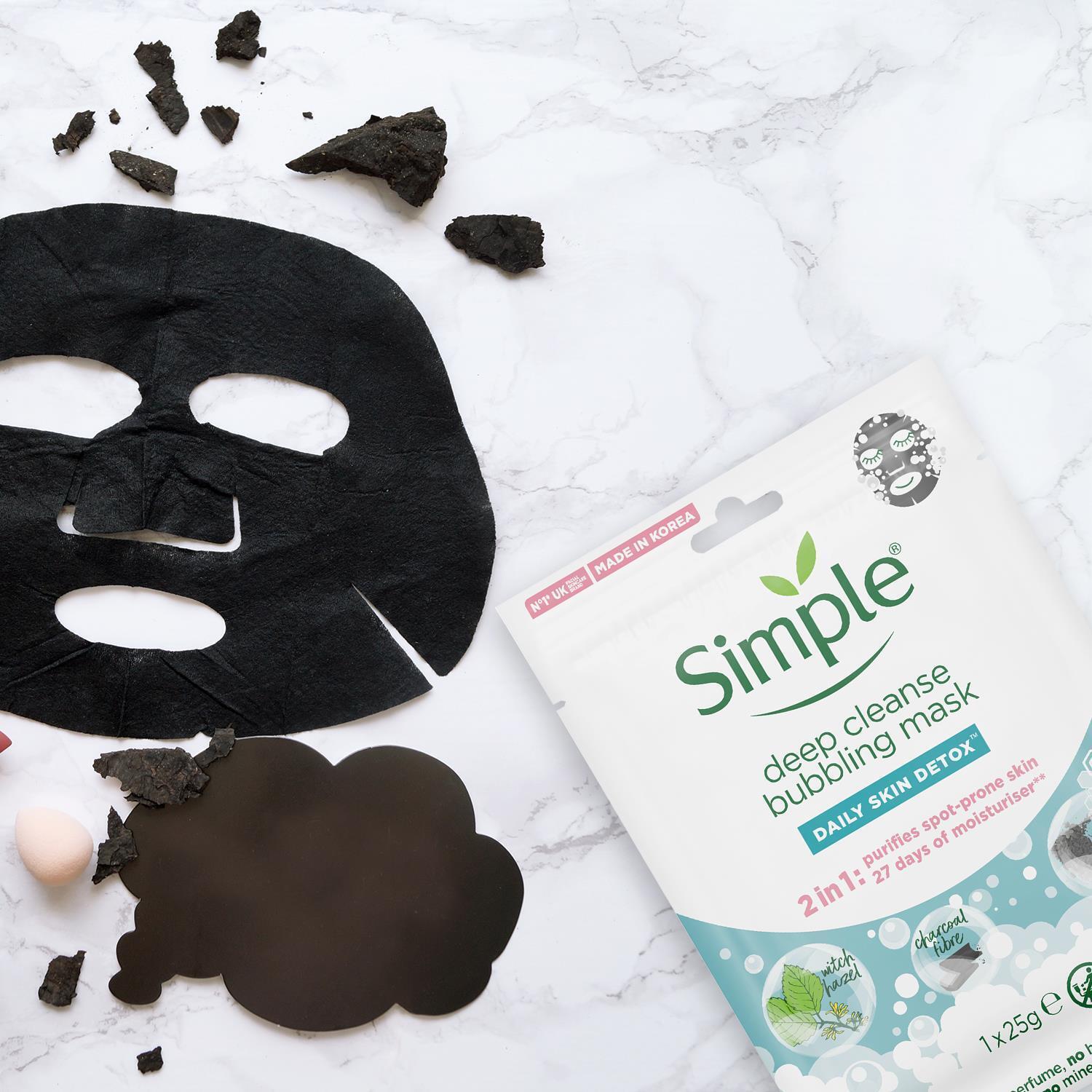 10x Bubble Mud Sheet Mask with Charcoal & Zinc