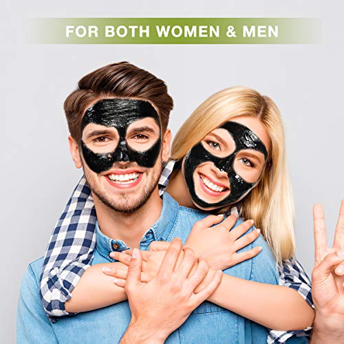 SHVYOG 3-in-1 Charcoal Mud Mask with Brush & Serum