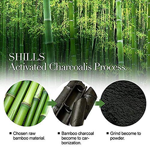 SHILLS Charcoal Black Mask with Brush