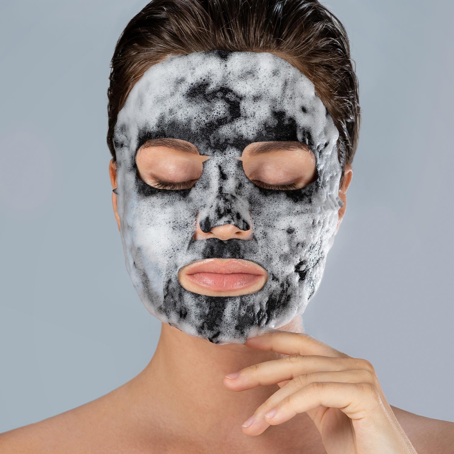 10x Bubble Mud Sheet Mask with Charcoal & Zinc