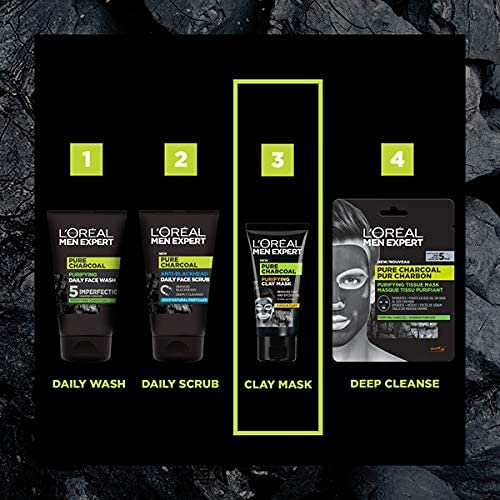 L'Oréal Men's Charcoal Face Mask 50ml