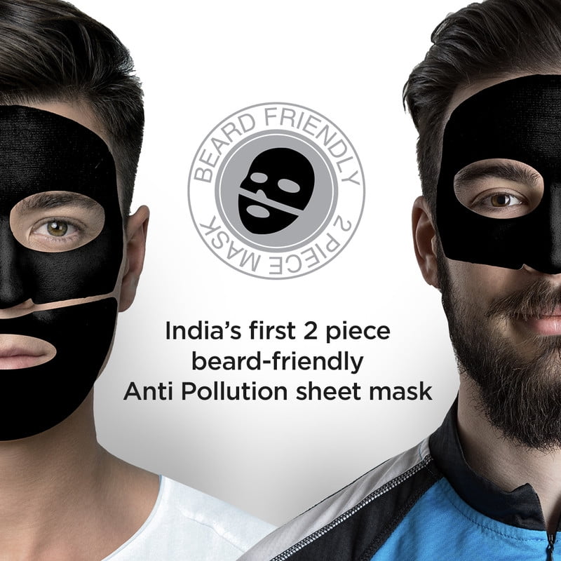 Charcoal Sheet Mask Trio | Unclog Pores, Anti-Pollution