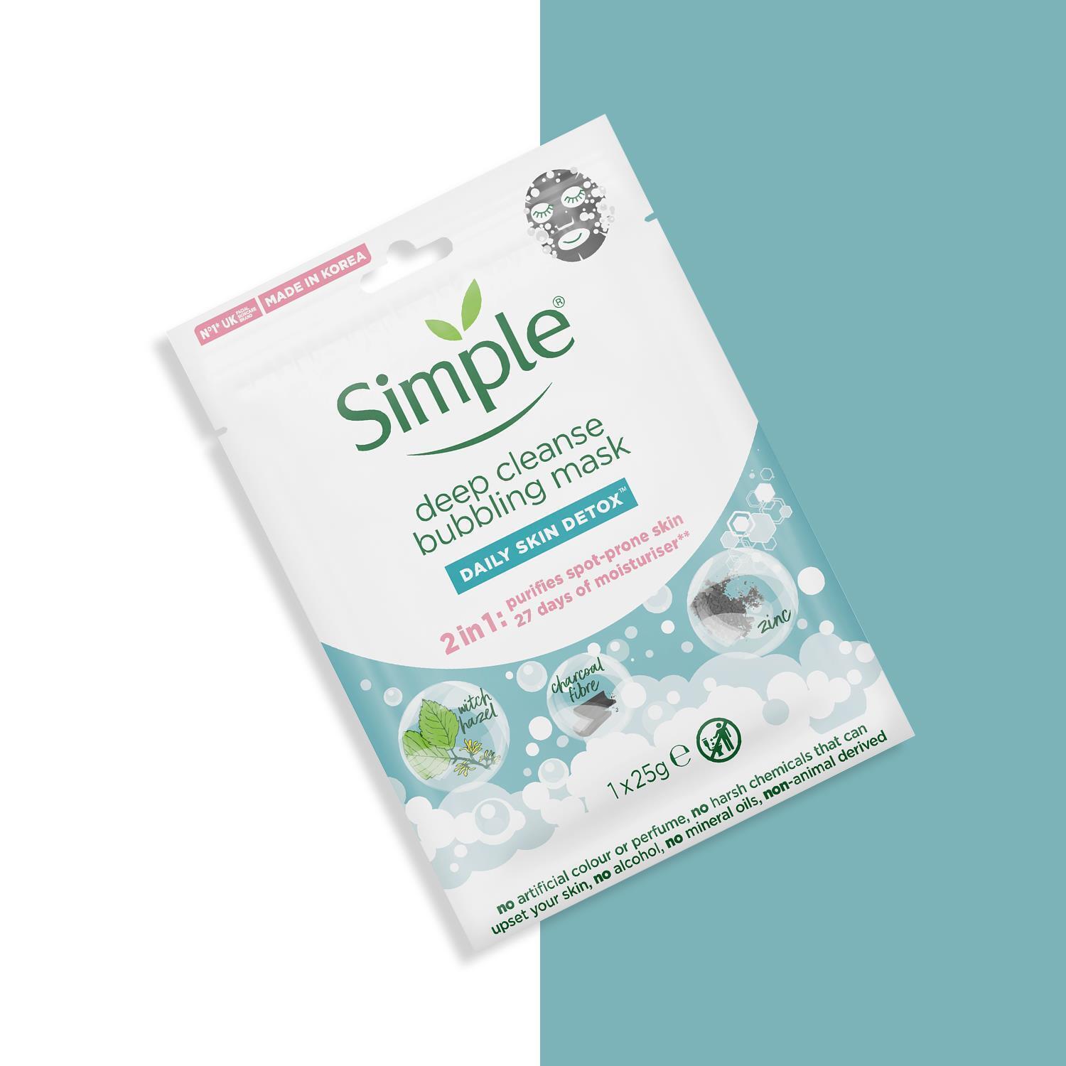 10x Bubble Mud Sheet Mask with Charcoal & Zinc
