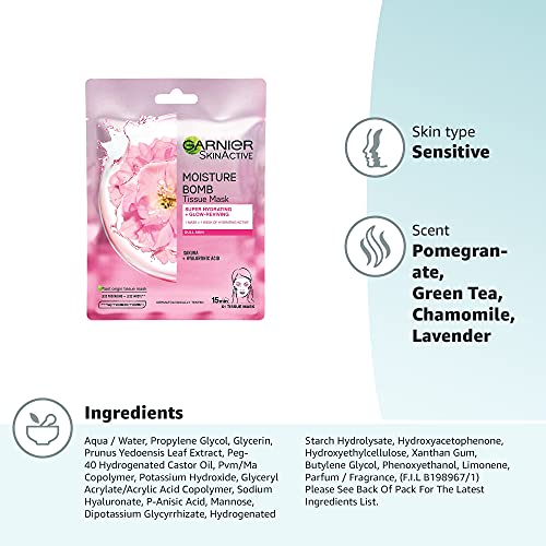 Garnier Hydrating Sakura Face Mask