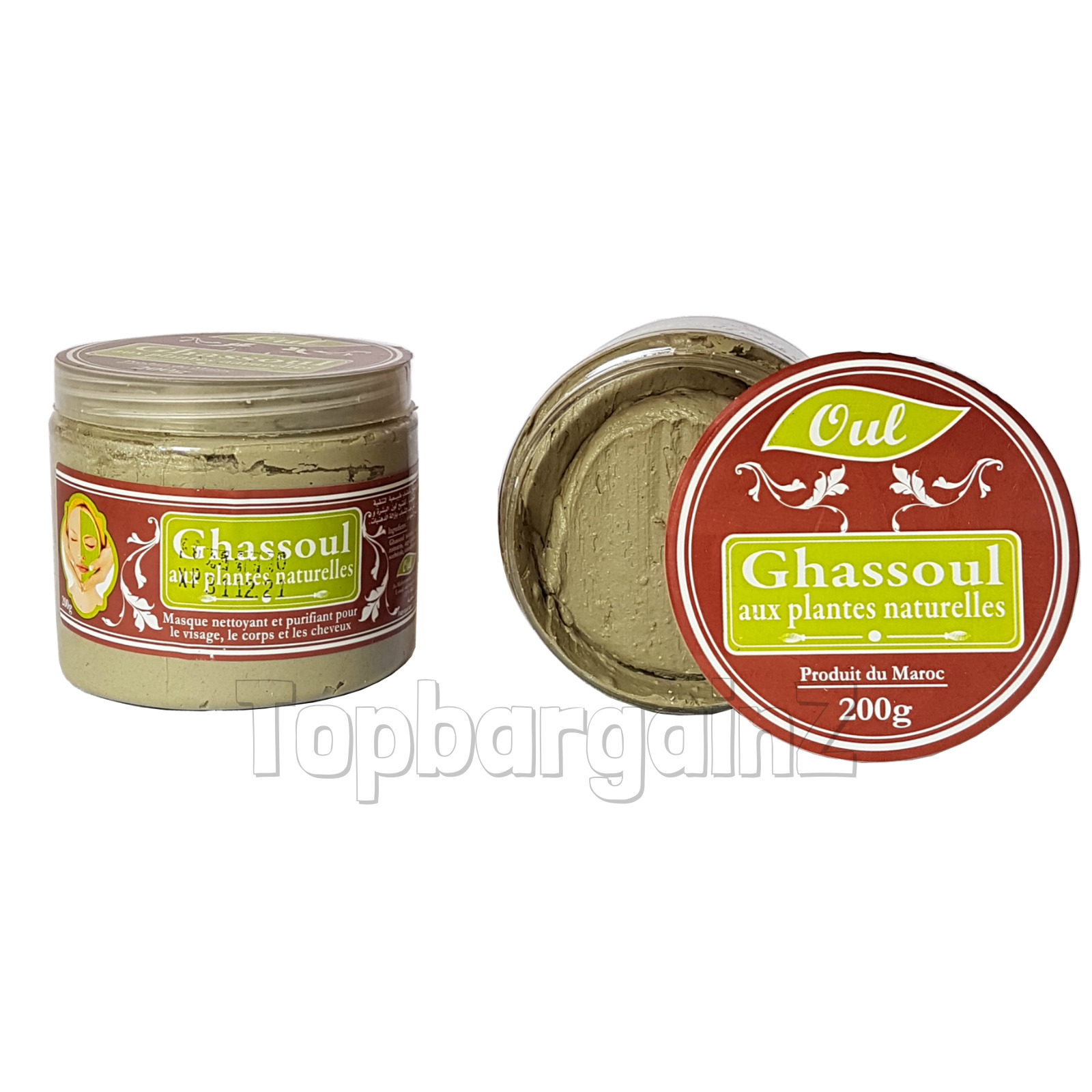 Moroccan Rhassoul Clay Mask Organic Cleanser