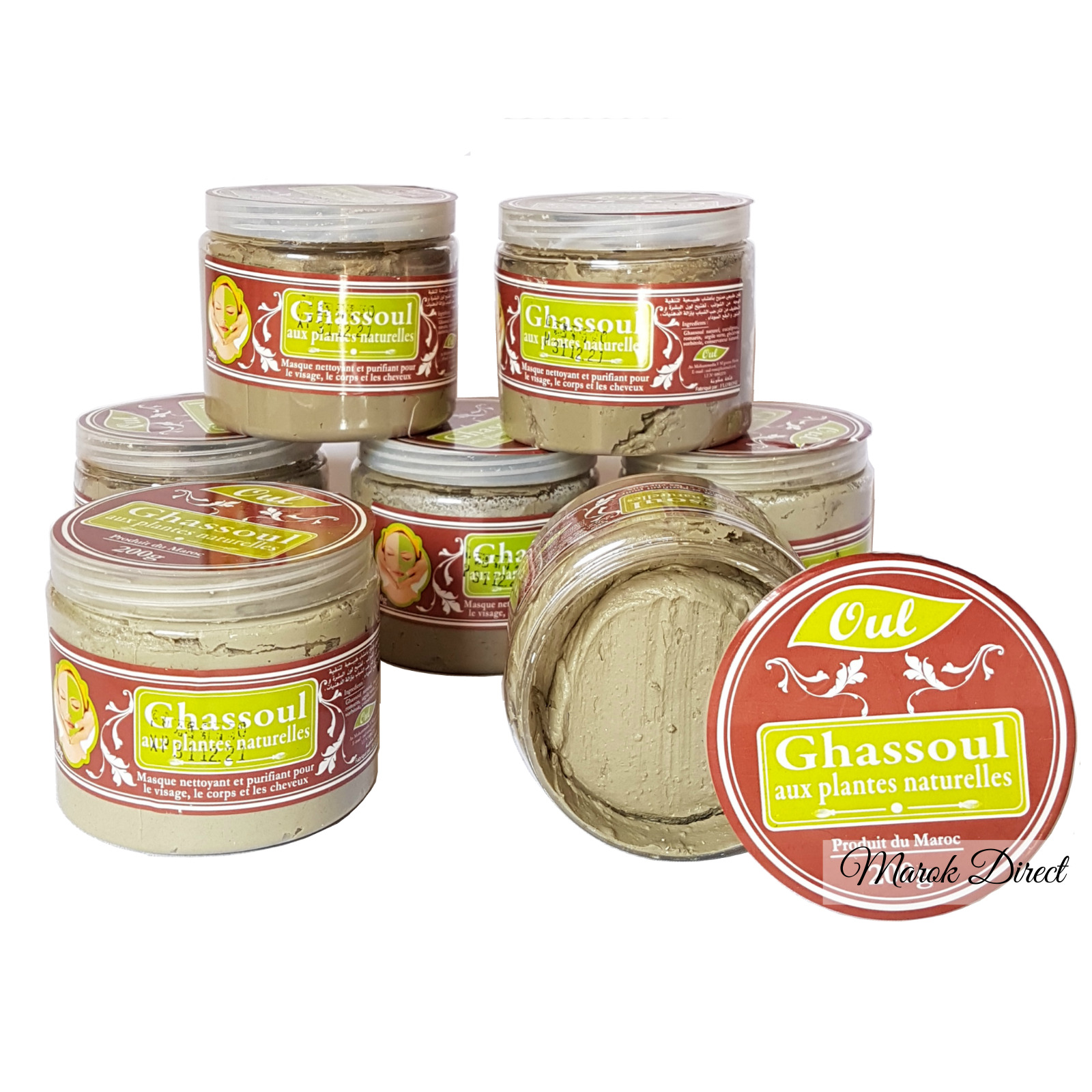 Moroccan Ghassoul Clay Face Mask