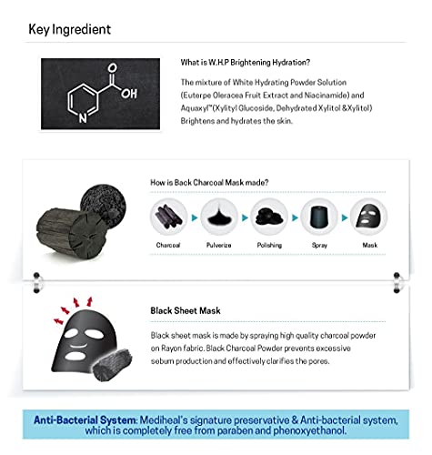 Hydrating Charcoal Mud Mask - 10 Pack