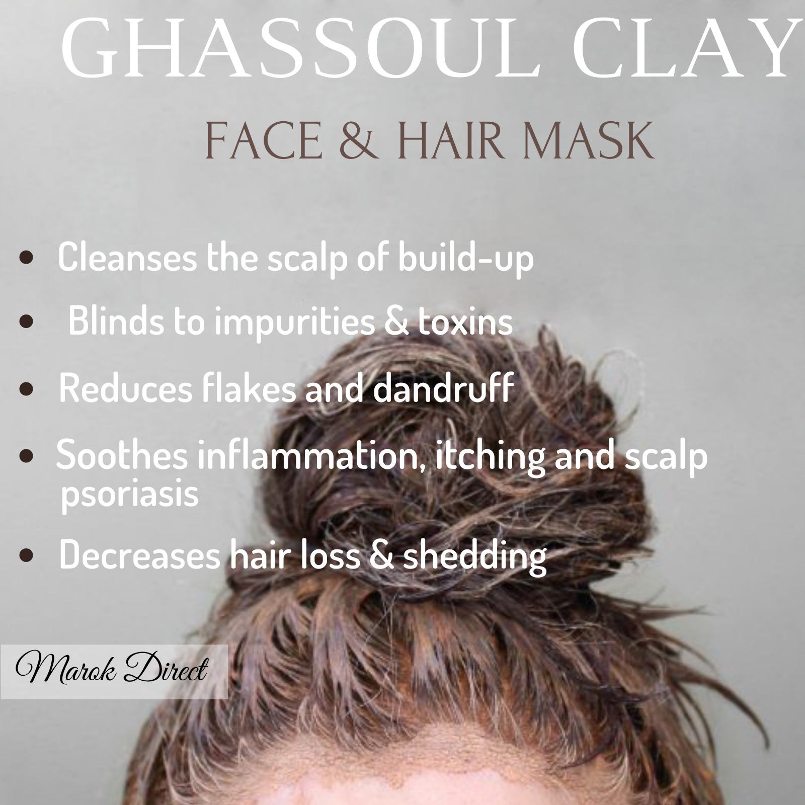 Moroccan Ghassoul Clay Face Mask
