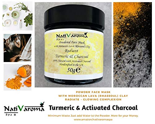 Vegan Turmeric & Charcoal Face Mask