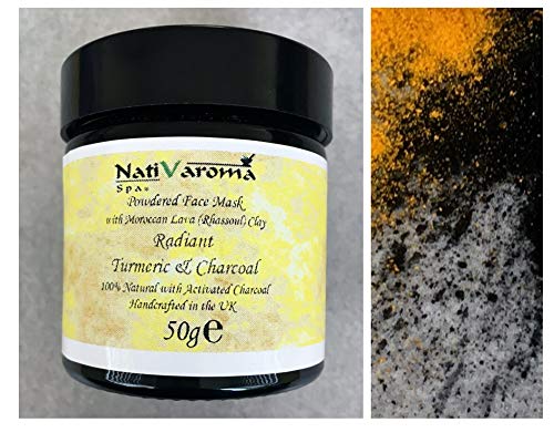 Vegan Turmeric & Charcoal Face Mask
