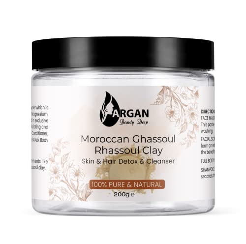 Organic Rhassoul Clay Mud Mask - 200g