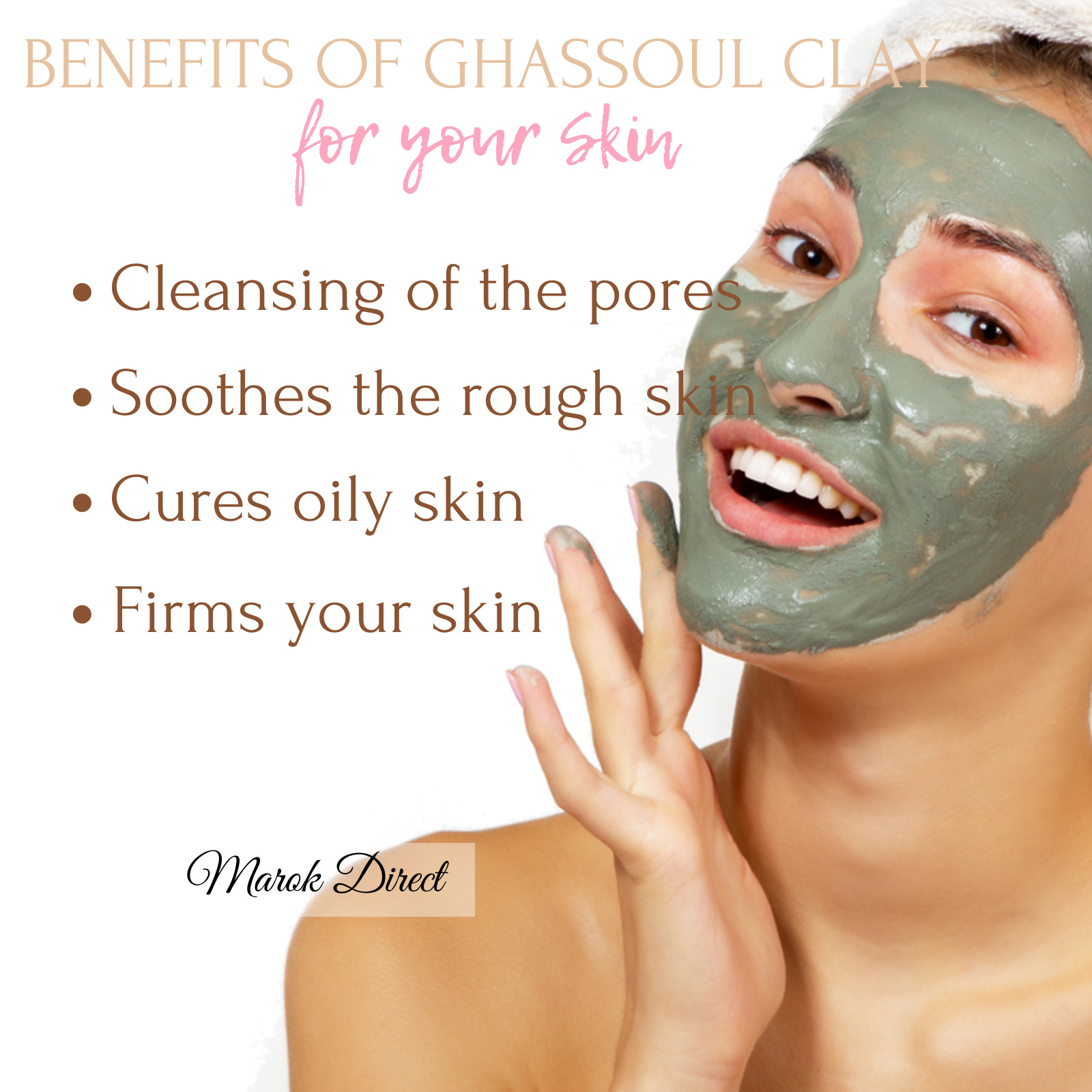 Moroccan Ghassoul Clay Face Mask