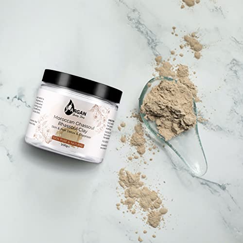 Organic Rhassoul Clay Mud Mask - 200g