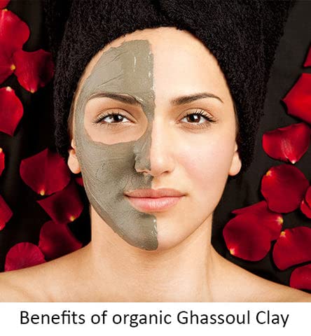 Organic Rhassoul Clay Mud Mask - 200g