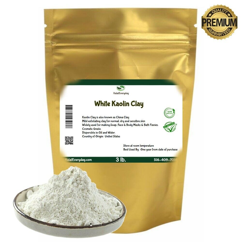 3lb Pure White Kaolin Clay Mask