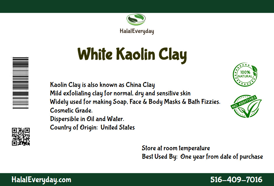 3lb Pure White Kaolin Clay Mask