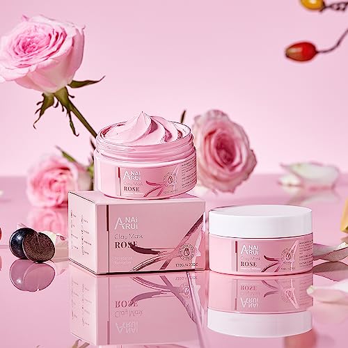 ANAiRUi Rose Clay Mask with Collagen & Hyaluronic Acid