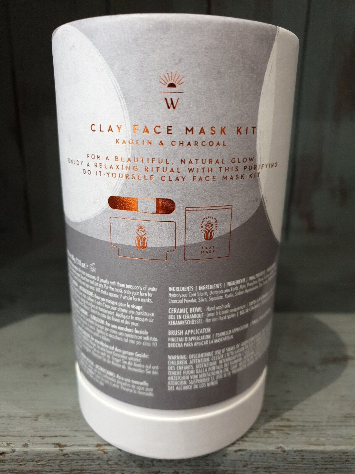 Charcoal & Kaolin Purifying Face Mask Kit