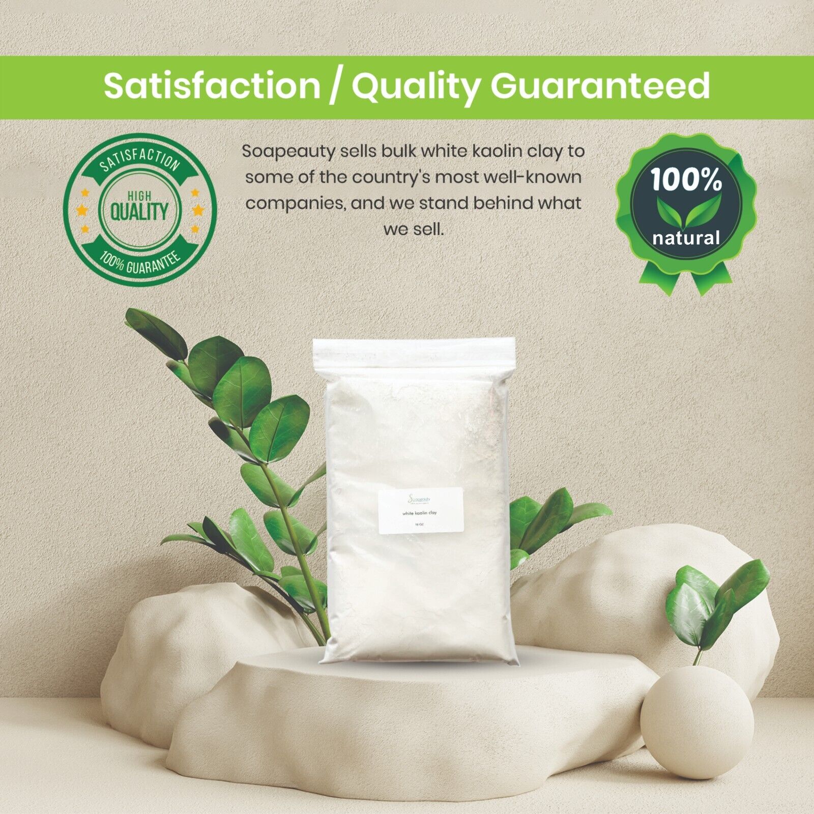 Saopeauty Pure White Kaolin Mud Mask