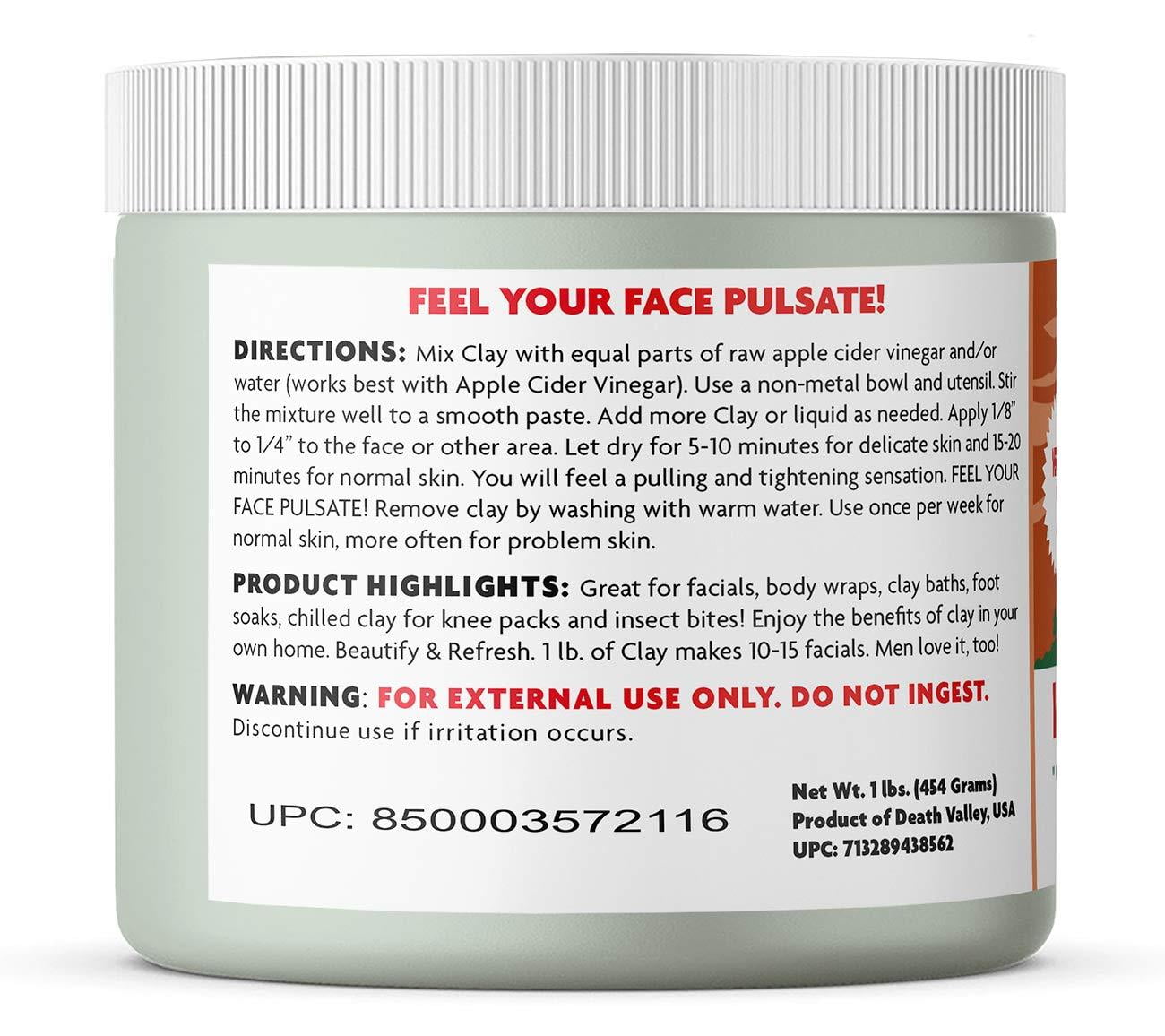 Natural Deep Pore Cleansing Mud Mask, 16 oz