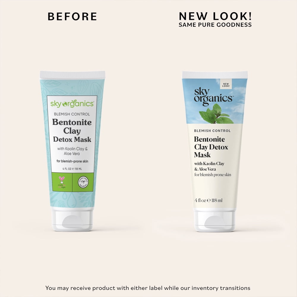 Sky Organics Blemish Control Bentonite Clay Mask