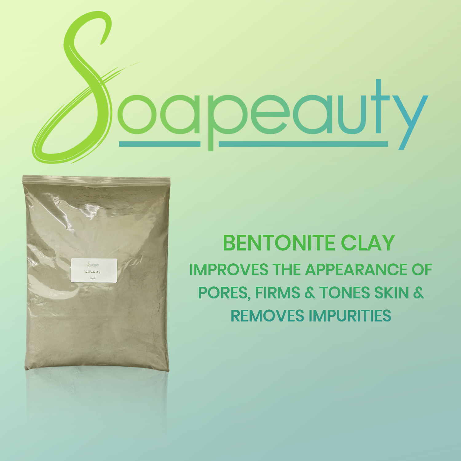 100% Natural Bentonite Clay Mud Mask